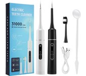 Cepillo eléctrico para blanquear los dientes, limpiador de dientes sónico de frecuencia, raspador dental, cepillo de dientes, eliminador de placa y sarro, kit para eliminar piedras