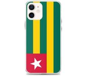 Funda iPhone - Drapeau Togo - iPhone 12 mini - Souple - Multicolore - Verticale