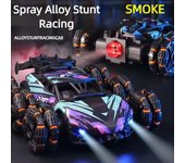 Nueva tecnología genial Sense niños RC coche deformación seis ruedas todoterreno escalada acrobacias seis tracción aleación spray drift carreras coche juguete niño regalo X15 naranja