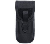 MAKIVI Estuche para gafas, estuche para gafas, estuche protector para linterna, color negro, portátil, de nailon, resistente al agua. negro
