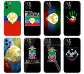 Funda de TPU negra para iPhone 5, 5s, SE 2020, 6, 6s, 7, 8 Plus, X, 10, XR, XS, 11, 12, 13, mini Pro MAX, carcasa trasera con bandera de Daguestán iphone 5 5S SE 2016