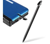 2x lápiz óptico de pantalla táctil de plástico negro para consola Nintendo 3DS LL/XL
