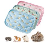 Animal PEQUEÑO suave, cojín transpirable, cama gruesa y fresca, conejillo de indias, Chinchilla, rata, nido de conejo, cama nido, cama, jaula, estera para dormir azul