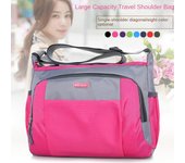 ¡Novedad de 2024! Bolsos de viaje para mujer, bolso de hombro informal para mujer, bolso cruzado Unisex, bolsas de nailon impermeables azul cielo
