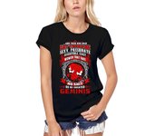 Camiseta orgánica de mujer Let There Be Sexy Women - Gemini Zodiac Shirt XS negro