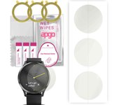 3 protectores de pantalla de hidrogel apgo MATTE para Garmin Vivomove HR, película de hidrogel, con capa de posicionamiento de fácil instalación