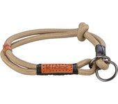 BE NORDIC Collar Educación. L–XL:55cm/13mm Arena/Negro