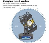 Caja Giratoria Automática para Relojes Dispositivo de Cuerda Automática Relojes Cuerda Manual Mecánica Agitador de Relojes Pequeño Dispositivo de Cuerda para Relojes Mecánicos