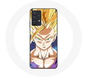 Coque pour samsung galaxy A32 5G Dragon Ball Manga Sangoku Visage énervé