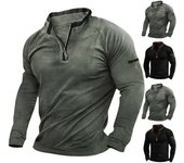 Chaqueta de exterior para hombre, ropa de caza, cremalleras cálidas, jersey de forro polar, abrigo cortavientos para hombre, ropa interior térmica para primavera e invierno L