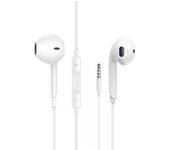 Auriculares ALLVD Auriculares con cable Jack de 1,5 mm Ajuste de volumen Graves potentes Reducción de ruido Llamadas de alta definición Auriculares estéreo Compatible con Blanco 3.5
