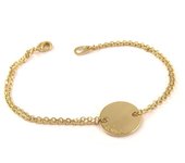 Les Trésors De Lily [D4586] - Bracelet Plaqué Or 'Love' oro