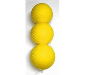 Pelota Esponja Carta Sport (Paquete de 3) One Size amarillo