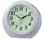 Despertador analógico Landex Regulus Star con esfera luminosa, color blanco YT5244WH blanco