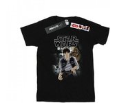 Star Wars Mens Han And Chewie Anime T-Shirt L negro