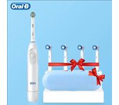 Oral B-cepillo de dientes eléctrico 7600s, cepillo de dientes sónico giratorio de precisión y limpieza, para adultos con Estuche De Viaje