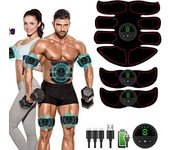 Ems Estimulador muscular Tóner ABS AbdominalWireless Nalgas Ejercitador de cadera Masajeador de fitness corporal