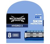Wilkinson Hydro 3 Protective Shaving Blades - Pack of 8 for Superior Skin Comfort