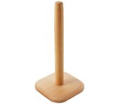Portarrollos de papel de madera para encimera de cocina y mesa de comedor.