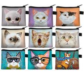 Monederos de moda para mujer, cartera pequeña y bonita para tarjetas de crédito, monedero para llaves, monedero para mujer, monedero para niños, bolsa con cremallera