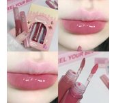 Brillo de labios glaseado con chocolate, superficie de espejo hidratante, labios brillantes como el agua, maquillaje de larga duración, no es fácil de pegar en las tazas, juego de lápiz labial