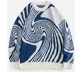 Suéter de moda informal juvenil de manga larga, holgado, urbano, moda británica, otoño e invierno, para mujer M negro