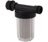 Filtro de manguera de jardín G3/4, filtro de bomba de agua, filtro de malla de acero inoxidable, diseño transparente