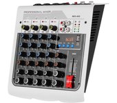 Consola mezcladora de audio profesional de 6 canales MIX-400, ecualizador de 3 bandas con efectos de retardo de reverberación +48 V AU Plug