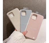 Ins Chic - Funda protectora de silicona líquida de gel suave de cobertura completa para iPhone 16, 15, 14 Pro Max, 14 Plus, 15 Plus, XR, XS Max, 11, 12, 13 Pro Max iPhone 7 Plus/8 Plus