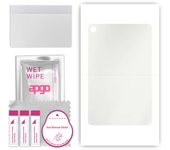 apgo MATTE Protective Skin Sticker for the back compatible with Lenovo Tab M10 Plus 3RD Gen, Wrap Film, Hydrogel Film, Flexible, Soft TPU with positio
