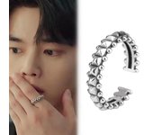 Serie de TV My Demon Kang Song Anillo de cosplay Unisex Apertura ajustable Pareja Anillos Accesorios de joyería Regalos Adjustable
