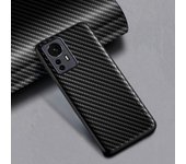 Funda de teléfono con textura de fibra de carbono para Xiaomi Mi 12 12S Pro Ultra Lite 12X 5G, funda trasera con diseño de moda para Xiaomi 12T Pro Xiaomi 12 negro