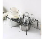 Estante de almacenamiento de cocina de hierro, estante de armario, escurridor de platos, soporte para frascos de especias, estantes para botellas de condimentos, estante para especias, organizador de cocina