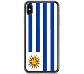 Coque iPhone - Uruguay - XS Max - Souple - Multicolore - Design Drapeau