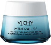 Vichy Mineral 89 Crema hidratante ligera y reparadora 72 h, 50 ml