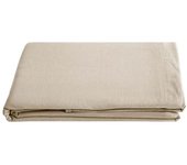 Drap plat Palace pur coton teint lavé, 63 fils/cm² Vent du sud - Palace Lin - 270 x 290 cm pour lit King Size