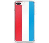 Funda iPhone - Drapeau Luxemburgo - iPhone 8 Plus - Souple - Multicolore - Verticale