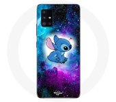 Coque Maniacase pour Samsung Galaxy A51 5G Stitch ohana espace coloré