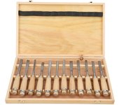 Juego de herramientas para tallar madera, cuchillo para grabar, cinceles, cortador para trabajar la madera con caja, cinceles para tallar, cortador para grabar, cuchillo para tallar 12pcs