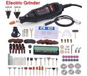 Mini taladro eléctrico, amoladora rotativa, pulido de taladro Diy con accesorios de 6/130 Uds. EU Plug 6pcs