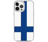 Funda iPhone - Drapeau Finlande - iPhone 13 Pro Max - Souple - Multicolore - Verticale