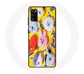Coque pour Samsung Galaxy A41 BTS Bangtan Sonyeondan BT21 Tata Chimmy Cooky Rj Shooky Koya Mang Et V