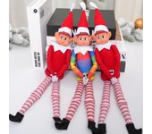 Muñeco elfo de Navidad, nuevo muñeco de hadas para estantería, accesorios para muñecos de Navidad, adornos de escritorio, decoraciones para el hogar A