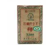 2023 Té Sanhe Liu Pao de tres grullas 3208 Té oscuro de flor dorada Té chino 400g