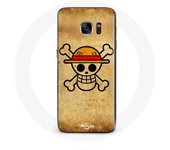 Coque pour Samsung Galaxy S6 edge Manga One Piece Tete de Mort