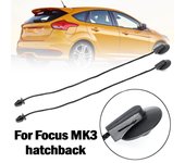 2X para FORD FOCUS 3 hatch MK3 2012 - 2018, maletero trasero, estante para paquetes, bandeja de carga, cubierta interior Tonneau, Clips de correa de cuerda de elevación negro
