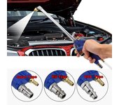 Pistola de agua para motor con manguera de 100cm, herramienta limpiadora de aceite para motor de coche, piezas de maquinaria de 40cm, herramienta de limpieza neumática para el cuidado del motor, prensa alta US Type