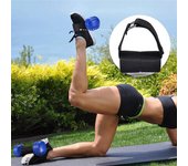 1 par de correas ajustables para pies con mancuernas, correa de entrenamiento Tibialis para levantamiento de pesas en los pies negro