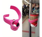 Portavasos portátil para café, agua, Taza de leche, soporte para metro, autobús, bicicletas, accesorios, portavasos duradero Universal, fácil de usar 2PCS blanco