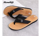 Zapatillas informales para hombre, chanclas, sandalias de playa, chanclas planas antideslizantes de verano, zapatillas para hombre, zapatos de interior para casa, zapatilla para hombre 38 negro